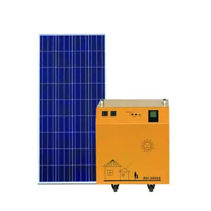 建立太阳能电池板储能系统1800瓦成本离网完整的家庭太阳能系统套件
