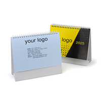 <strong>Best</strong> <strong>Selling</strong> Promotional Custom Logo Printed Spiral Wire Monthly Standing Flip Table Desk 2026 <strong>Wall</strong> <strong>Calendar</strong>