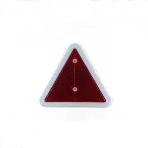 Bigger Triangle shape Reflectors with 2screws widely used for auto truck trailer