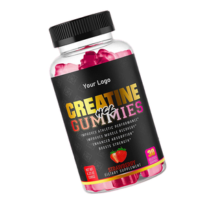 Gummies de créatine HCL OEM saveur fraise, haute absorption, nutrition sportive, bien-être musculaire, à croquer, complément alimentaire - Product Image 1