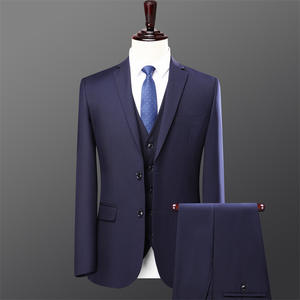 Novedad 2026 KJ Traje <span class=keywords><strong>de</strong></span> Negocios Casual <span class=keywords><strong>de</strong></span> Alta Gama para Hombre <span class=keywords><strong>Color</strong></span> Sólido Traje Formal <span class=keywords><strong>de</strong></span> Negocios para Hombre Adecuado para Reuniones <span class=keywords><strong>de</strong></span> Negocios - Product Image 1