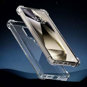 Étui transparent en TPU pour Samsung Galaxy S25 Edge S24 S23 Plus S22 Ultra S21 S20 FE S10E S8 S9, coque de protection antichoc en PC - Product Image 5