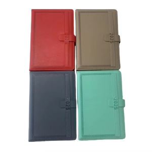 ไดอารี่ตัวอย่างที่กําหนดเองจากโรงงานพร้อมการปิดหัวเข็มขัดแม่เหล็กฉลากส่วนตัว 2025 Agenda Men - Product Image 5