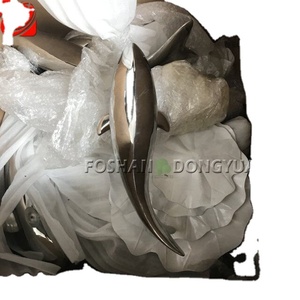 Escultura Moderna de Gran Tamaño de Acero Inoxidable Soldado en 3D con Forma de Pez, Marca DY, para Uso en Exteriores - Product Image 4