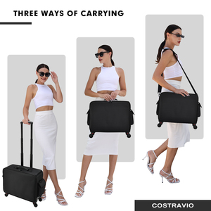 Extra Large Cosmetic Artist Bag Portable Cosmetology <b>Case</b> on Wheels Rolling <b>Makeup</b> Train <b>Case</b> for Hairstylists Nail Tech - Product Image 2
