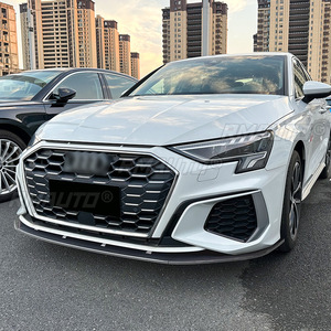 สปลิตเตอร์กันชนหน้า ดิฟฟิวเซอร์กันชนหน้า ฝาครอบป้องกันสำหรับ Audi A3 8Y S3 2021+ อุปกรณ์ตกแต่งรถยนต์ - Product Image 3