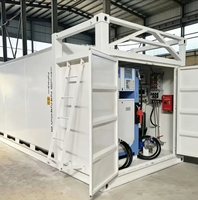 Vente d'usine - Station-service mobile portable en conteneur 20FT/40FT avec distributeur et pompe à carburant