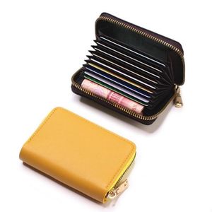Business Card Holder Wallet Women/men Gray Bank/ID/Credit Card Holder 20 Bits Card Wallet PU Leather Protects <b>Case</b> Coin Purse - Product Image 3