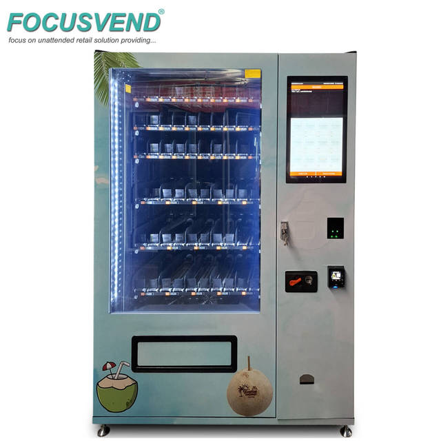 Heavy-Duty Refrigerated Vending Machine with Elevator Delivery for Outdoor Use