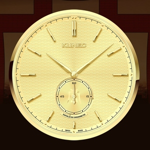 Reloj de pulsera para hombre, mecánico, de cuerda manual, con logotipo personalizado OEM, piel de cocodrilo, ETA7001, estilo vintage, caja dorada simple de 40 mm, relojes de negocios - Product Image 4