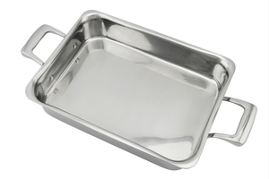 Tri-ply Stainless Steel Roasting <strong>Pan</strong> With Rack Frying <strong>Pan</strong> <strong>Turkey</strong> <strong>Roaster</strong> - Product Image 3