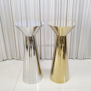 L93 personalizado elegante plata oro cilindro postre Mesa pastel Pedestal soportes <span class=keywords><strong>para</strong></span> boda <span class=keywords><strong>cumpleaños</strong></span> fiesta evento decoración <span class=keywords><strong>de</strong></span> <span class=keywords><strong>fondo</strong></span> - Product Image 2