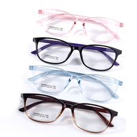 Monture de lunettes légère en TR90 à monture complète avec plaquettes de nez intégrées, lunettes de lecture optiques, protection oculaire, unisexe et tendance