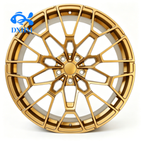 Jantes en bronze doré forgées sur mesure 5x114.3 5x112, jantes de voiture 17 18 19 20 pouces en alliage pour Honda Toyota Nissan Lexus