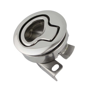 Stainless Steel Marine Floor Latch With Nylon <b>Handle</b> For Boat RV Toilet <b>Door</b> <b>Replacement</b> Repair - Product Image 1