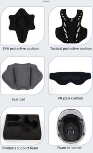 <span class=keywords><strong>3D</strong></span> thoáng khí bọt đệm Pad cho ba lô EVA XPE bọt Ghế đệm áp lực giảm trở lại Pad - Product Image 2