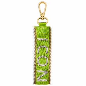 Porte-clés ICON fait main Sstringz avec perles, breloque de sac mignonne et tendance, accessoire cadeau personnalisé pour clés, sacs à dos et sacs à main - Product Image 4