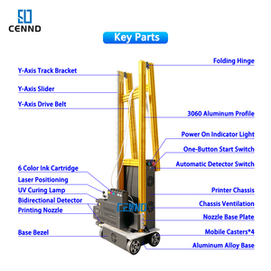 Imprimante UV LC-<span class=keywords><strong>A2</strong></span> en verre et métal, design pliable et léger, tête d'impression Ricoh, entièrement automatique, portable pour cuir, étiquettes, cartes, <span class=keywords><strong>papier</strong></span> - Product Image 4