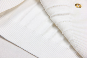 Primavera e autunno nuova striscia tinta unita con scollo a V in <span class=keywords><strong>oro</strong></span> con bottone manica lunga dimagrante <span class=keywords><strong>abito</strong></span> da <span class=keywords><strong>donna</strong></span> Casual pendolare - Product Image 5