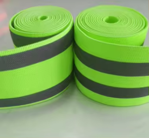 LX EN20471 Hi Vis nastro riflettente materiale riflettente fascia elastica per indumento - Product Image 2