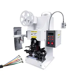 Semi-automatic ultra-quiet terminal machine automatic stripping with punching terminal crimping machine