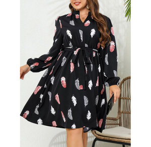 women short dresses SL Fashions 611105 Short Plus Size Dress