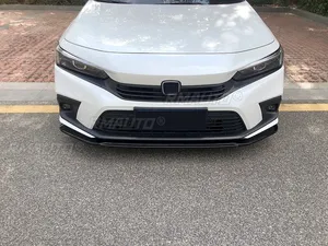 ชุดแต่งรอบคันสำหรับ Honda Civic รุ่นที่ 11 ปี 2021-2024 สปอยเลอร์กันชนหน้าสีดำเงา สไตล์ NK ฝาครอบกันชนหน้า อุปกรณ์ตกแต่งรถยนต์ - Product Image 4