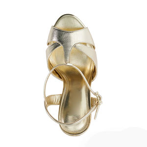 Sandales pour femmes à talons hauts et à plateforme argentée, faites à la main, style tendance, design original, haut de gamme, OEM/ODM - Product Image 5