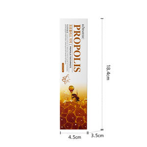 Ensemble de dentifrice à base de <span class=keywords><strong>propolis</strong></span> à base de plantes du fabricant d'exportation à la frontière complète pour les soins dentaires à domicile et à l'hôtel comprenant des brosses à dents - Product Image 1