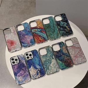 Pour <span class=keywords><strong>iphone</strong></span> 11 à 16 pro max Coques avec strass insérer full bling diamond fundas para celular housses de téléphone portable - Product Image 1