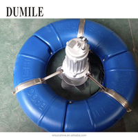 Aérateur de pompe flottante à éclaboussures 3hp 380V Aérateur de surface flottante pour fontaine de lac et étang