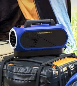 Wiederaufladbarer Gleichstromkompressor Kühlung batteriebetriebener tragbarer Mini-Klimaanlage für Camping Outdoor