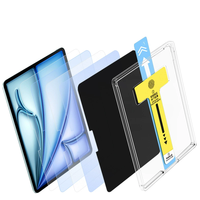 9H clair Kit d'installation facile boîte sans poussière tablette Pad verre trempé protecteur d'écran pour iPad 9 10 11 Pro Air 4 5 11 Mini 6 7