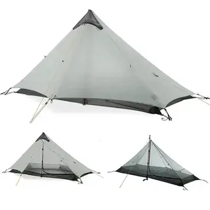 Single Waterproof Ultralight Backpacking Ridge Tent For Setup