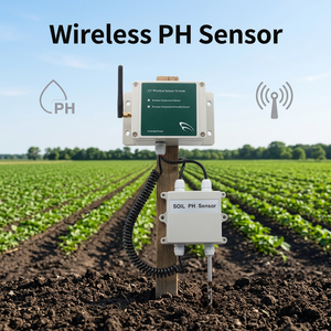 Émetteur sans fil 433 MHz LORA Iot rf faible alarme capteur de pH du sol émetteur sans fil 4-20mA - Product Image 1