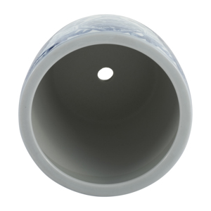 Set di tre vasi in ceramica stile Chinoiserie classico, con motivo blu e bianco, per decorazioni interne ed esterne. - Product Image 6