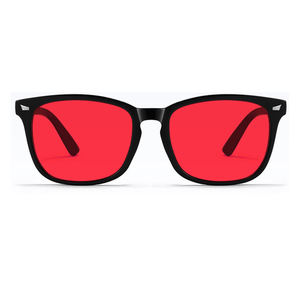 ブルーライトカットメガネフレーム スクエア型 中国製 クラシック ブルーライトカット眼鏡 サングラス 男女兼用 - Product Image 1