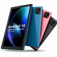 Tablet Android 16 10 Inci 3GB+9GB RAM Ekspansiabel 64GB Penyimpanan A333 5-Core 2.0GHz Baterai 6000mAh WiFi Dual Band Tablet PC HD
