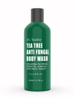 Gel Douche Naturel à l'Arbre à Thé Marque Blanche, Savon Liquide Antibactérien & Antifongique, Nettoyant Polyvalent Corps & Pieds