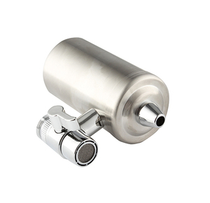 <span class=keywords><strong>Filtre</strong></span> à <span class=keywords><strong>eau</strong></span> purificateur portable mini en acier inoxydable monté sur <span class=keywords><strong>robinet</strong></span> à charbon actif alcalin - Product Image 1