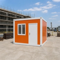 Maison conteneur modulaire préfabriquée en acier de 20 pieds, bureau de chantier, dortoir pour travailleurs, installation rapide