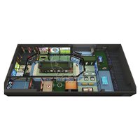 Billard interactif intelligent à projection pour aire de jeux intérieure, couleur immersive, contrôle de mouvement dynamique sur piste