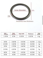 Hochwertige flache Metallringe Classic Multi-Size 40mm Sea Water-Proof Poliert für Kleidung Dekoration Badeanzug Schuhe Zubehör