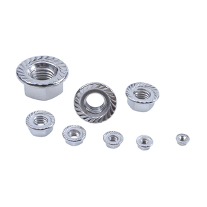 Fabricantes de Porcas, Porcas Hexagonais de Aço Inoxidável, Porca Hexagonal com Flange, Acabamento de Passivação, Rosca Direita - Product Image 3
