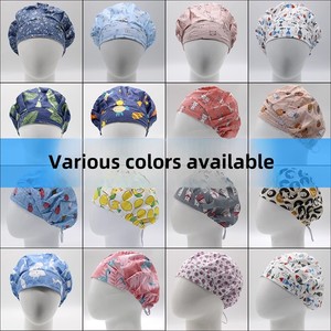Casquette <span class=keywords><strong>d</strong></span>'atelier de chef anti-chute de cheveux pour femmes Casquette <span class=keywords><strong>d</strong></span>'infirmière anti-huile et anti-fumée pour le travail de restaurant Chapeau de <span class=keywords><strong>cuisinier</strong></span> avec style de caractère - Product Image 4