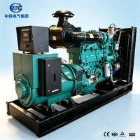 Générateur diesel à faible consommation de carburant 1500 tr/min 50 Hz à châssis ouvert, type silencieux, 220 V 400 V pour un fonctionnement continu prolongé