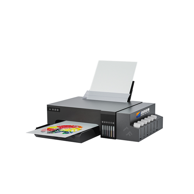 All-in-One A4 Desktop Fast Inkjet Printer with XP600 L805 Print Heads New Condition 1 Year Warranty DTF Printer Plate Type