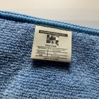 Étiquette de lavage personnalisée 3 couleurs 30*40cm Serviette de nettoyage de voiture en microfibre