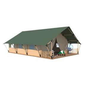Tienda de campaña de lujo para acampar al aire libre, para fiestas familiares, estilo nómada, casa de madera en el bosque, juego completo para ocio al aire libre - Product Image 5