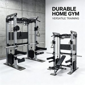 Machine Smith multifonctionnelle personnalisable avec une capacité de charge maximale de 150 kg pour un entraînement complet du corps à domicile ou en salle de sport - Product Image 3